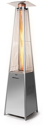 Estufa de Terraza Piramidal Exterior a Gas Butano-propano Acabado acero Estufa de Terraza Piramidal Exterior a Gas Butano-propano Acabado acero